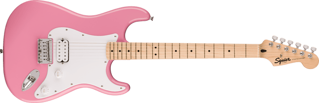 Guitarra Eléctrica Squier Sonic® Stratocaster® HT H, Maple Fingerboard, White Pickguard, Flash Pink