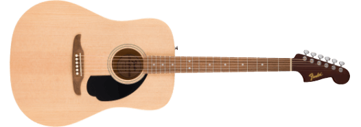 Guitarra Acústica California Debut Redondo™, tapa de abeto, golpeador negro, color natural