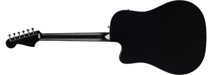 Guitarra Electroacústica California Debut Redondo™ CE, tapa de abeto, golpeador negro, negro