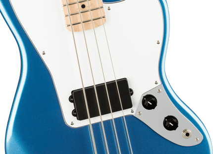 Bajo Eléctrico Affinity Series™ Jaguar® Bass H, Maple Fingerboard, White Pickguard, Lake Placid Blue