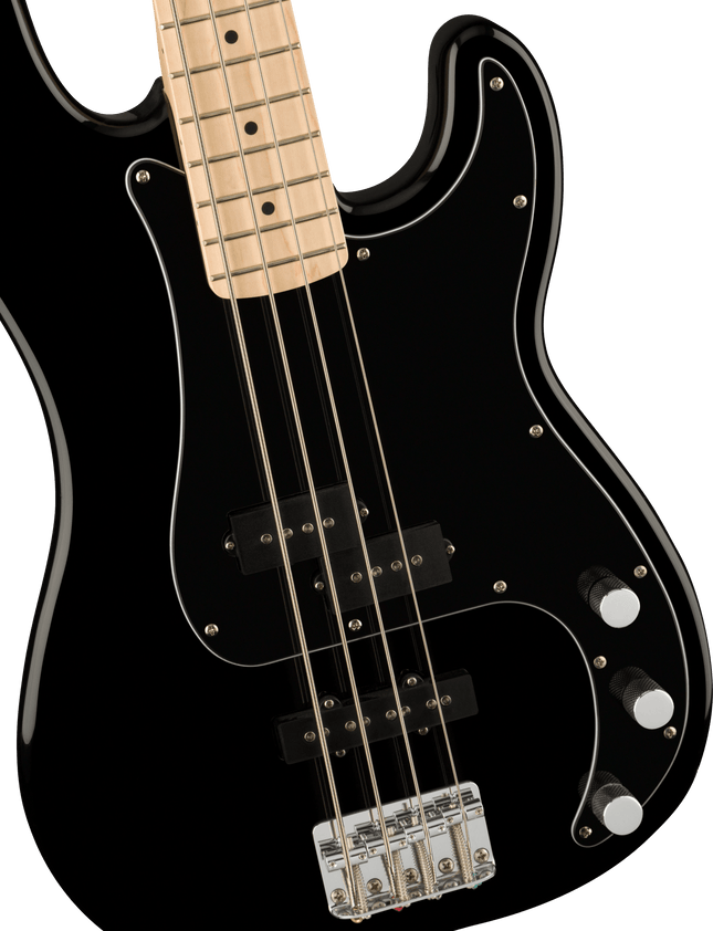 Bajo Eléctrico Affinity Series™ Precision Bass® PJ, Maple Fingerboard, Black Pickguard, Black