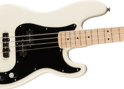 Bajo Eléctrico Affinity Series™ Precision Bass® PJ, Maple Fingerboard, Black Pickguard, Olympic White