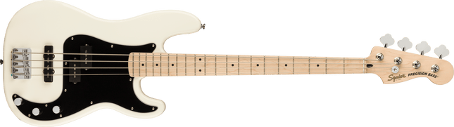Bajo Eléctrico Affinity Series™ Precision Bass® PJ, Maple Fingerboard, Black Pickguard, Olympic White