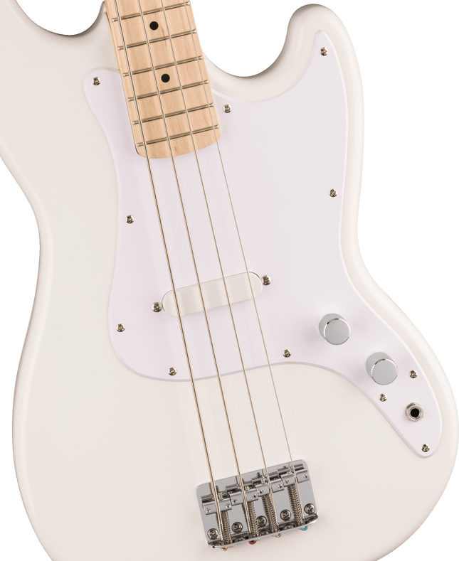 Bajo Eléctrico Squier Sonic® Bronco™ Bass, Maple Fingerboard, White Pickguard, Arctic White