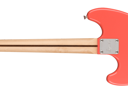 Bajo Eléctrico Squier Sonic® Bronco™ Bass, Maple Fingerboard, White Pickguard, Tahitian Coral