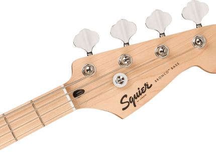 Bajo Eléctrico Squier Sonic® Bronco™ Bass, Maple Fingerboard, White Pickguard, Tahitian Coral