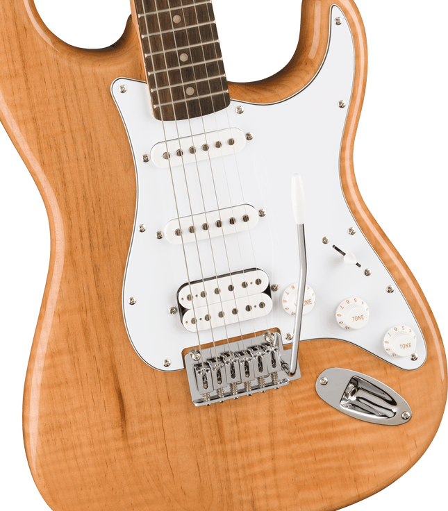 Guitarra Eléctrica FSR Affinity Series™ Stratocaster® HSS, Laurel Fingerboard, White Pickguard, Natural