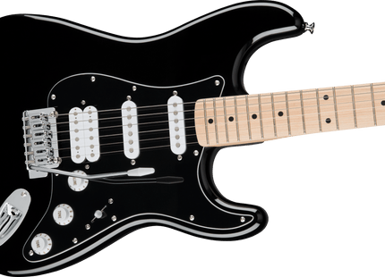 Guitarra Eléctrica FSR Affinity Series™ Stratocaster® HSS, Maple Fingerboard, Black Pickguard, Black