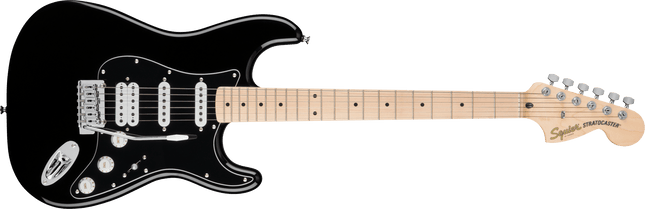 Guitarra Eléctrica FSR Affinity Series™ Stratocaster® HSS, Maple Fingerboard, Black Pickguard, Black
