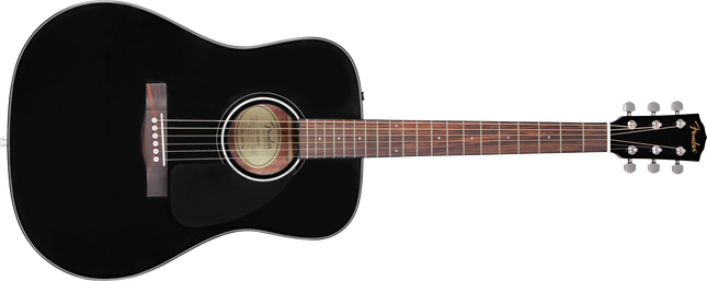 Guitarra Acústica CD-60 Dreadnought V3 w/Case, Walnut Fingerboard, Black