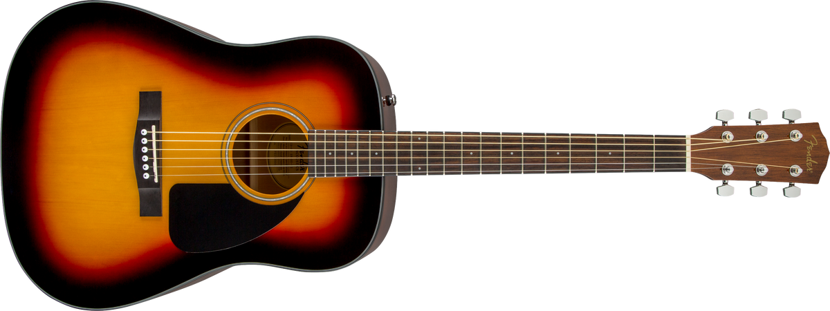 Guitarra Acústica CD-60 Dreadnought V3 w/Case, Walnut Fingerboard, Sunburst