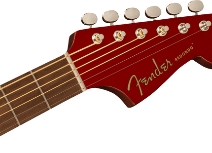Guitarra Acústica Redondo Player, Walnut Fingerboard, White Pickguard, Candy Apple Red
