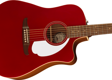 Guitarra Acústica Redondo Player, Walnut Fingerboard, White Pickguard, Candy Apple Red