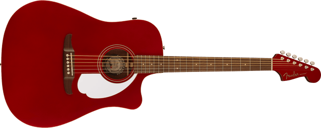 Guitarra Acústica Redondo Player, Walnut Fingerboard, White Pickguard, Candy Apple Red