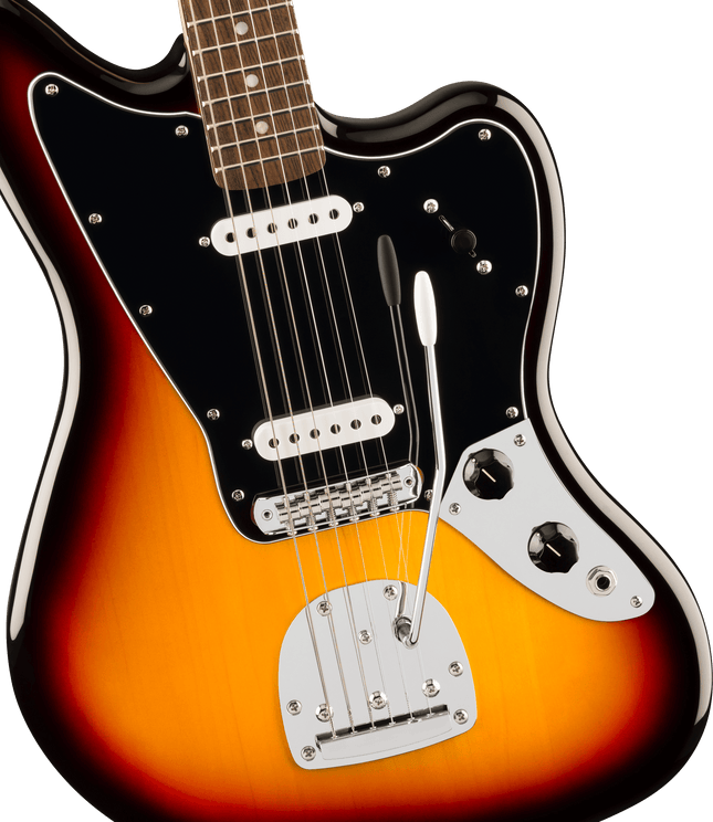 Guitarra Eléctrica Affinity Series™ Jaguar®, Laurel Fingerboard, Black Pickguard, 3-Color Sunburst