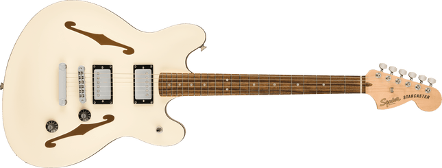 Guitarra Eléctrica Affinity Series™ Starcaster® Deluxe, Laurel Fingerboard, Olympic White