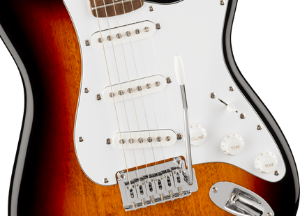 Guitarra Eléctrica Affinity Series™ Stratocaster®, Laurel Fingerboard, White Pickguard, 3-Color Sunburst