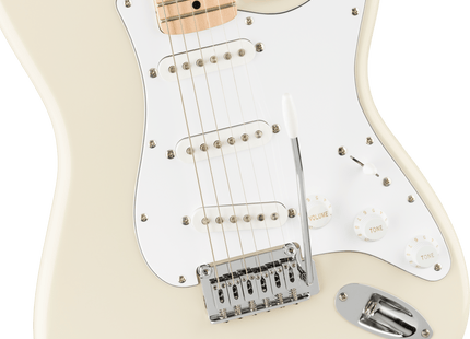 Guitarra Eléctrica Affinity Series™ Stratocaster®, Maple Fingerboard, White Pickguard, Olympic White