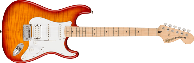Guitarra Eléctrica Affinity Series™ Stratocaster® FMT HSS, Maple Fingerboard, White Pickguard, Sienna Sunburst