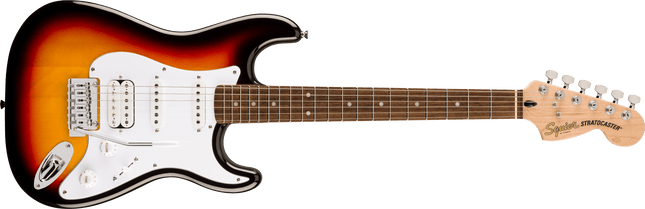 Guitarra Eléctrica Affinity Series™ Stratocaster® Junior HSS, Laurel Fingerboard, White Pickguard, 3-Color Sunburst