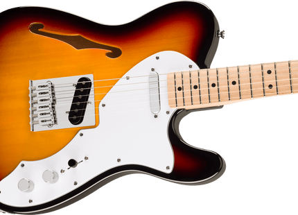 Guitarra Eléctrica Affinity Series™ Telecaster® Thinline, Maple Fingerboard, White Pickguard, 3-Color Sunburst