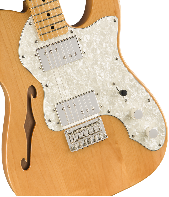 Guitarra Eléctrica Classic Vibe '70s Telecaster® Thinline, Maple Fingerboard, Natural