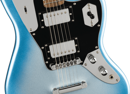 Guitarra Eléctrica Contemporary Jaguar® HH ST, Laurel Fingerboard, Black Pickguard, Sky Burst Metallic