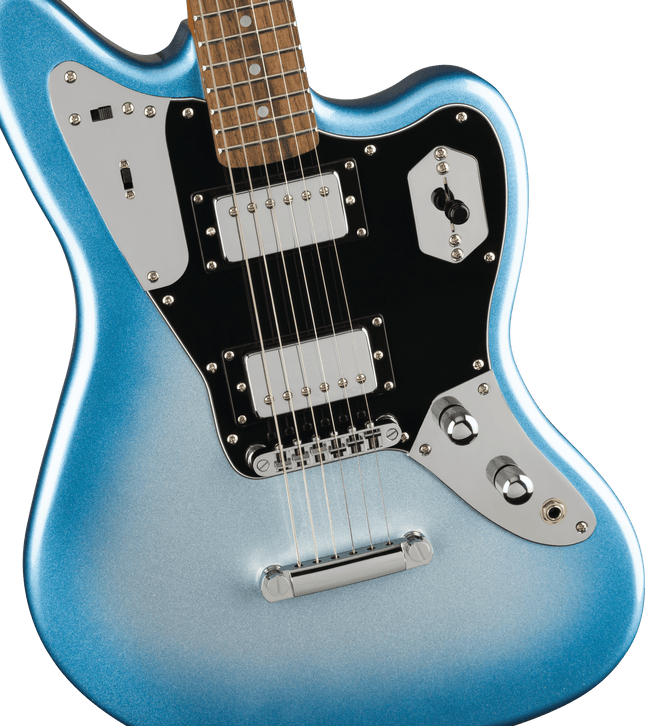 Guitarra Eléctrica Contemporary Jaguar® HH ST, Laurel Fingerboard, Black Pickguard, Sky Burst Metallic