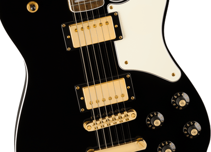 Guitarra Eléctrica Limited Edition Paranormal Troublemaker Telecaster® Deluxe, Laurel Fingerboard, Parchment Pickguard, Gold Hardware, Black