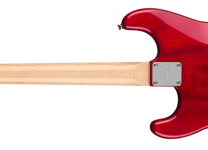Guitarra Eléctrica Paranormal Strat-O-Sonic, Laurel Fingerboard, Black Pickguard, Crimson Red Transparent