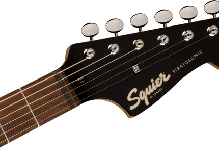 Guitarra Eléctrica Paranormal Strat-O-Sonic, Laurel Fingerboard, Black Pickguard, Crimson Red Transparent