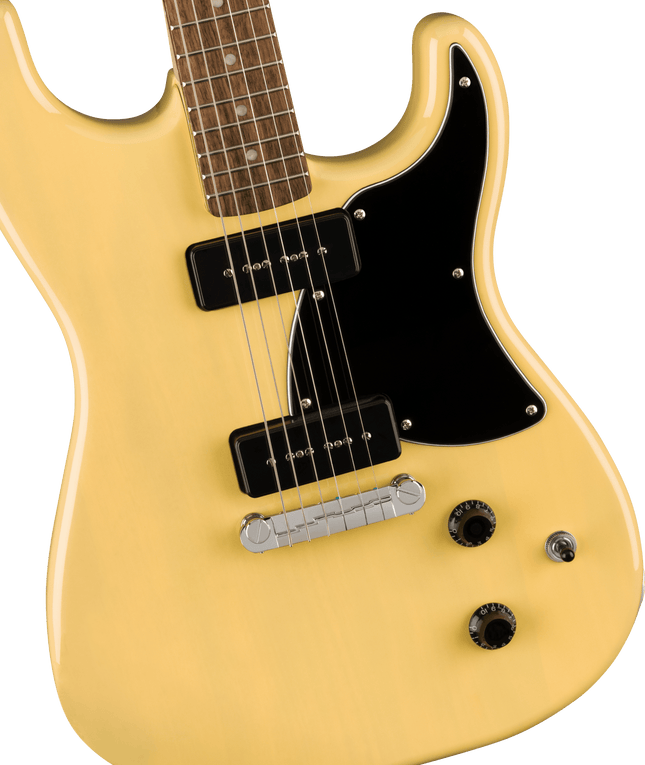 Guitarra Eléctrica Paranormal Strat-O-Sonic, Laurel Fingerboard, Black Pickguard, Vintage Blonde
