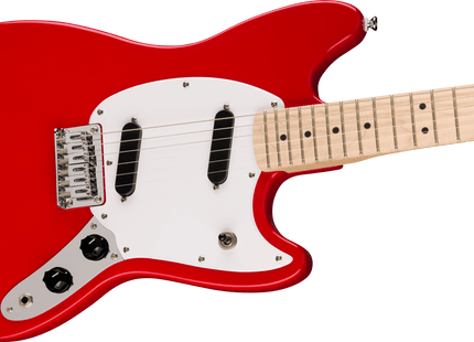 Guitarra Eléctrica Squier Sonic® Mustang®, Maple Fingerboard, White Pickguard, Torino Red