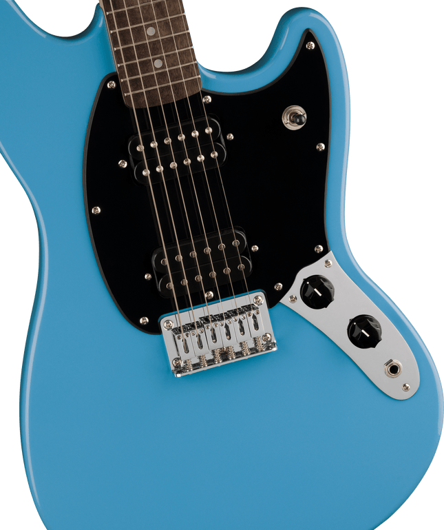 Guitarra Eléctrica Squier Sonic® Mustang® HH, Laurel Fingerboard, Black Pickguard, California Blue