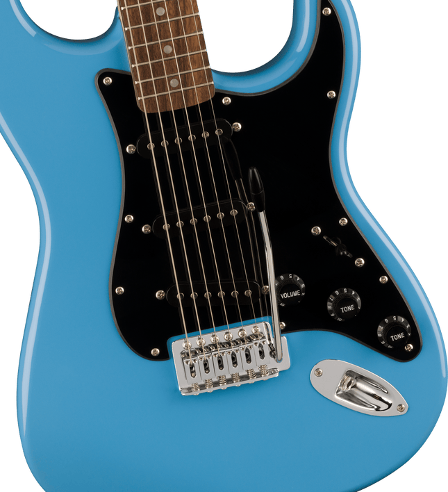 Guitarra Eléctrica Squier Sonic® Stratocaster®, Laurel Fingerboard, Black Pickguard, California Blue