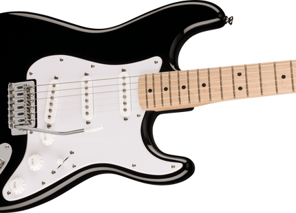 Guitarra Eléctrica Squier Sonic® Stratocaster®, Maple Fingerboard, White Pickguard, Black