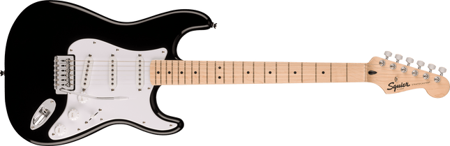 Guitarra Eléctrica Squier Sonic® Stratocaster®, Maple Fingerboard, White Pickguard, Black