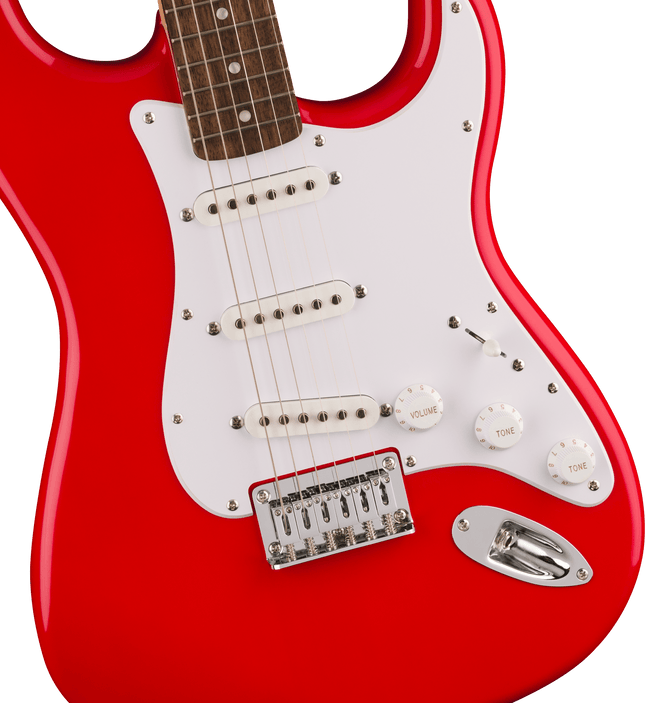 Guitarra Eléctrica Squier Sonic® Stratocaster® HT, Laurel Fingerboard, White Pickguard, Torino Red