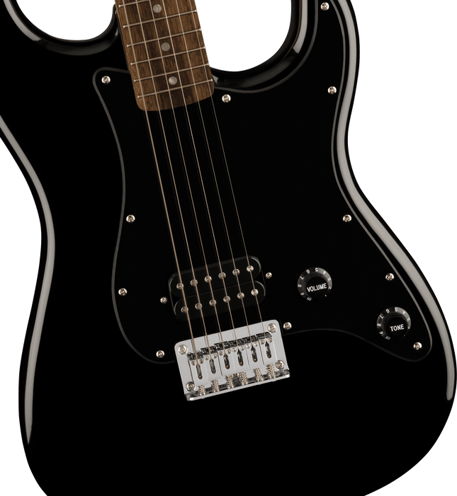 Guitarra Eléctrica Squier Sonic® Stratocaster® HT H, Laurel Fingerboard, Black Pickguard, Black