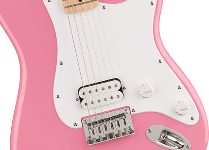 Guitarra Eléctrica Squier Sonic® Stratocaster® HT H, Maple Fingerboard, White Pickguard, Flash Pink
