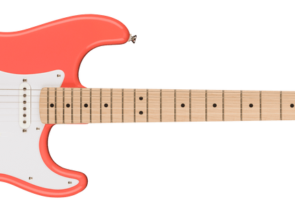 Guitarra Eléctrica Squier Sonic® Stratocaster® HSS, Maple Fingerboard, White Pickguard, Tahitian Coral