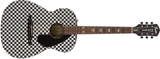 Guitarra Acústica Tim Armstrong Hellcat, Walnut Fingerboard, Checkerboard