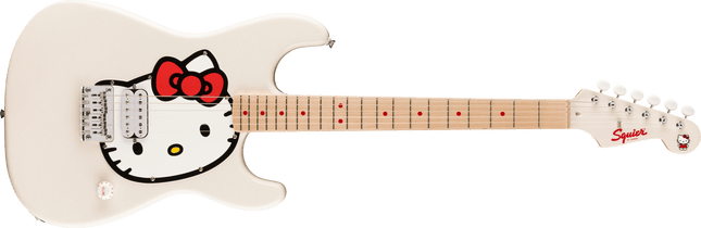 Fender® x Hello Kitty® Stratocaster® blanca