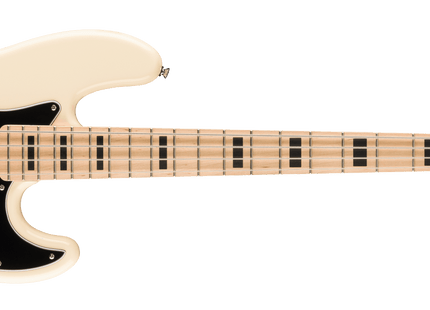 Affinity Series® Active Jazz Bass®, Maple Fingerboard, Black Pickguard, Olympic White